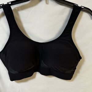 Bali bra Large black 3 hook and eye closure in the back full coverage